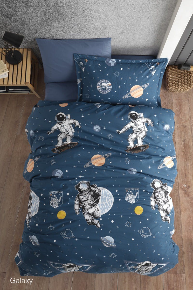 Dečija posteljina plavi astronaut